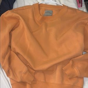 urban outfitters orange crew neck